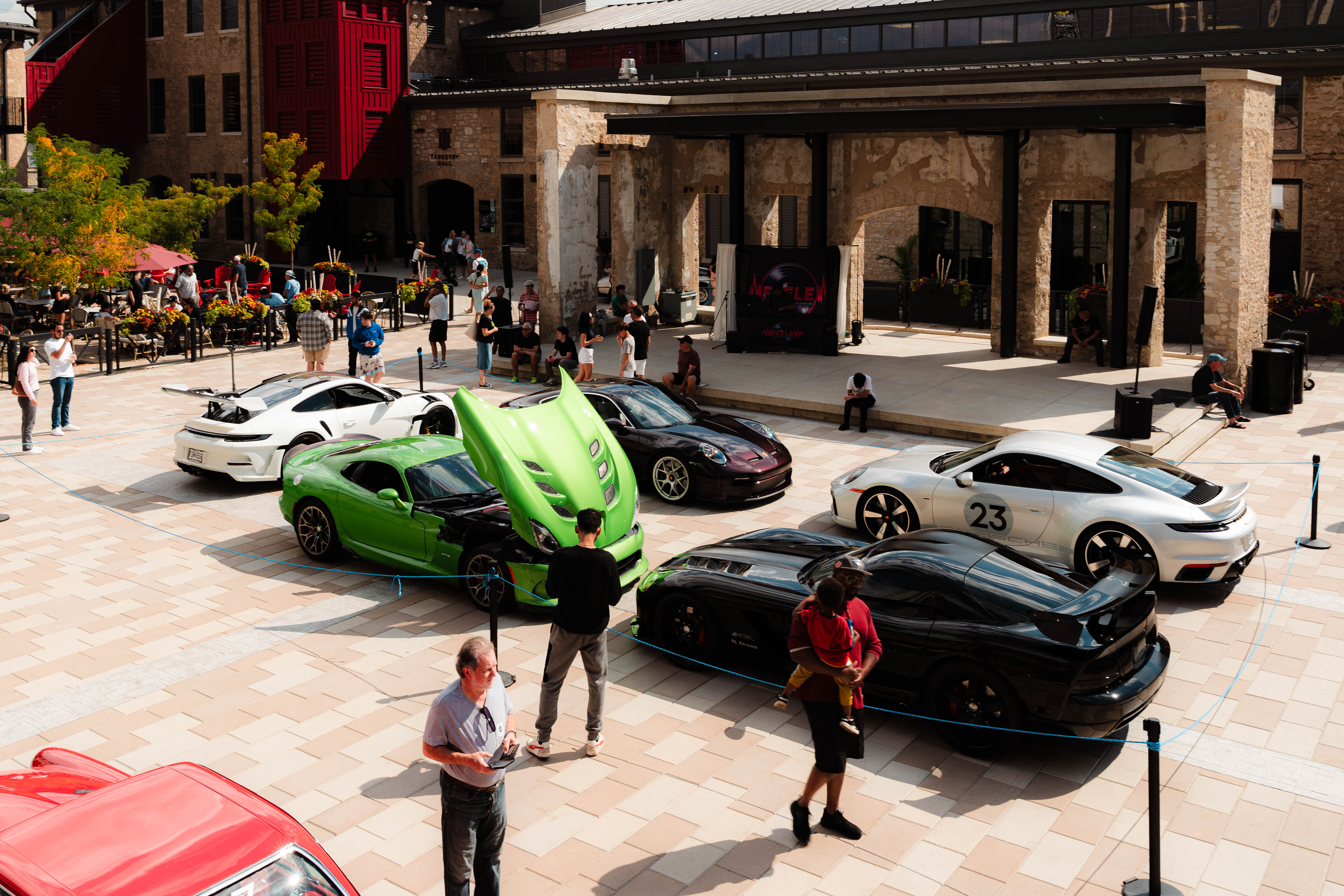 Guests and sports cars gathered at the 2025 GDCS Charity Car Show