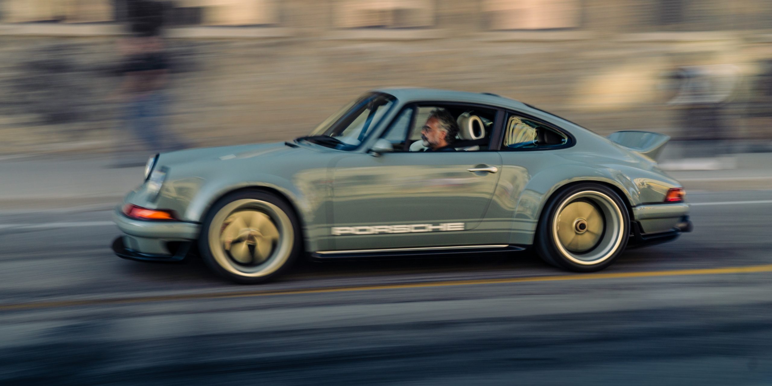 Overhead view of the Gaslight District during the 2024 show